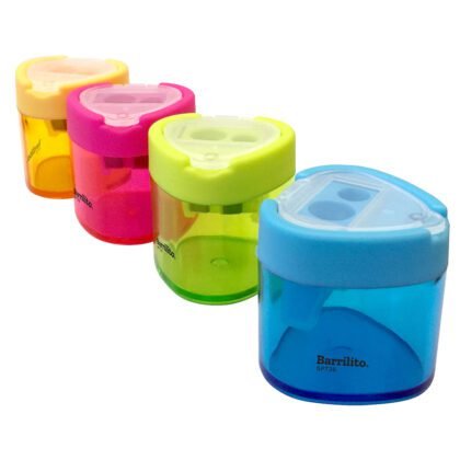 SACAPUNTAS BARRILITO SPT36 CON DEPOSITO 2 MED