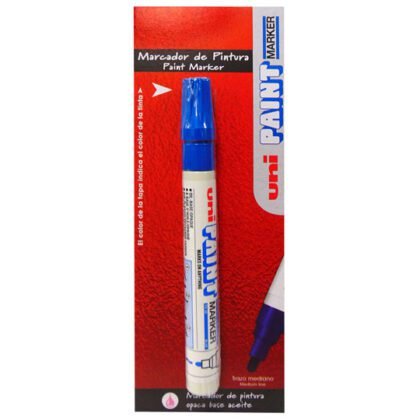 MARCADOR PERMANENTE AZOR UNIPAINT BLISTER AZUL