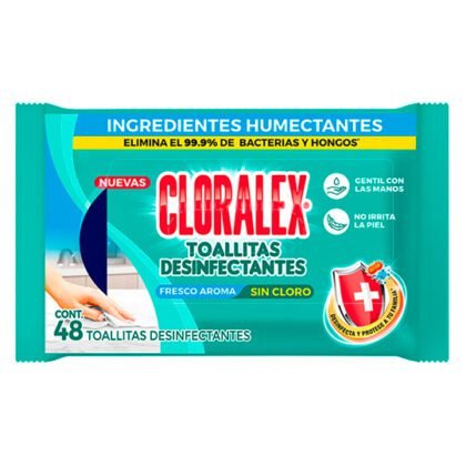 TOALLITAS DESINFECTANTES CLORALEX CON 48
