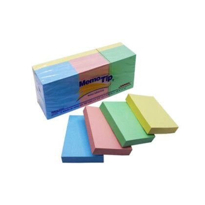 BLOCK MEMOTIP JANEL 1.5"X2" PASTEL 100 H