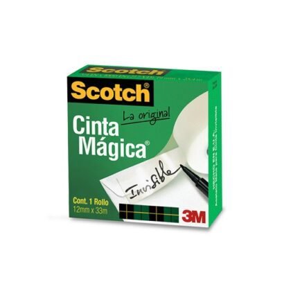CINTA MAGICA SCOTCH 810 12X33 INVISIBLE