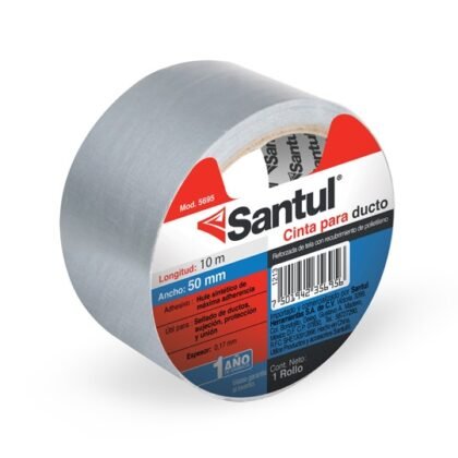 CINTA DUCTO SANTUL 48MMX10MT PLATA