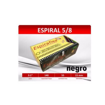 ARILLO ESPIRAFLEX BOFLEX 140H 15MM NEGRO