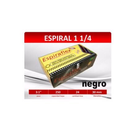 ARILLO ESPIRAFLEX BOFLEX 33H 8MM NEGRO
