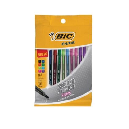 BOLIGRAFO BIC PREC Y SUAV 0.7 CON 10