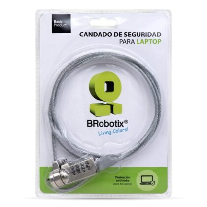 CANDADO PARA LAPTOP BROBOTIX DE ACERO