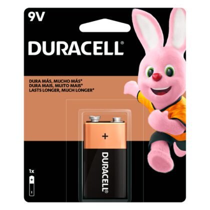 PILA ALCALINA DURACELL 6LR61 / 9V 1 PZ