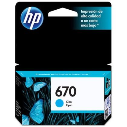 TINTA HP CZ114AL / 670 CIAN
