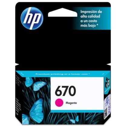 TINTA HP CZ115AL / 670 MAGENTA