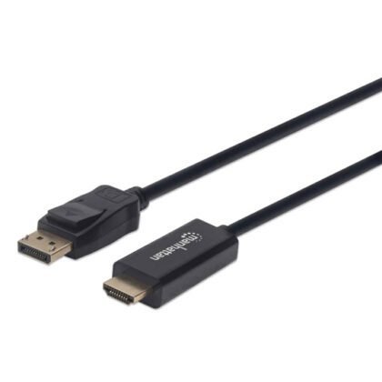 CABLE DP-HDMI M-M 1080P 1.0M MANHATTAN