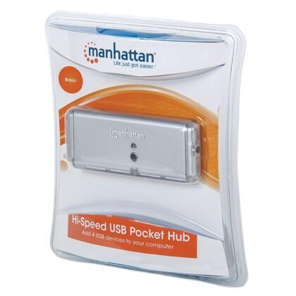 HUB USB MANHATTAN V2.0 4 PUERTOS MINI