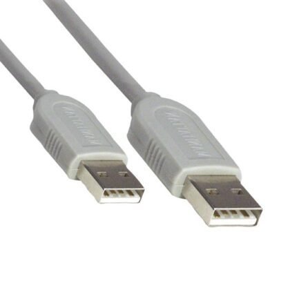 CABLE USB MANHATTAN A-A V1.1, 1.8M GRIS