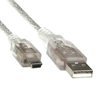 CABLE USB A-MINI B V2.0 MANHATTAN PLATA