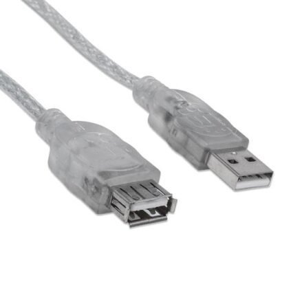 CABLE EXT USB A-B V2.0 4.5M PLMANHATTAN