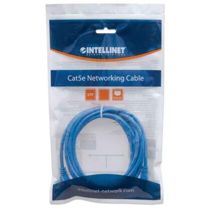 CABLE PATCH CAT 6 DE RED INTELLINET AZUL