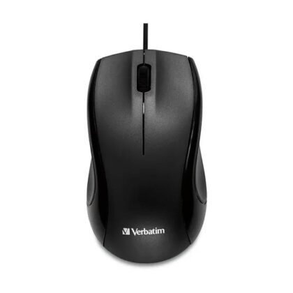 MOUSE ALAMBRICO VERBATIM 99728 NEGRO