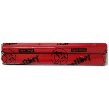 PAPEL CREPE COLIBRI 50CMX2MT ROJO BAND