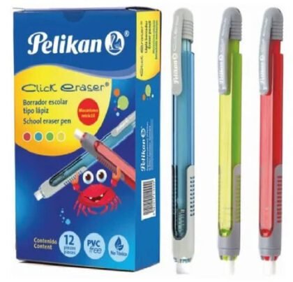 GOMA PELIKAN TIPO LAPIZ CLICK