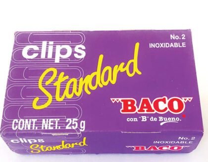 CLIP ESTANDAR BACO NO. 2 CON 100