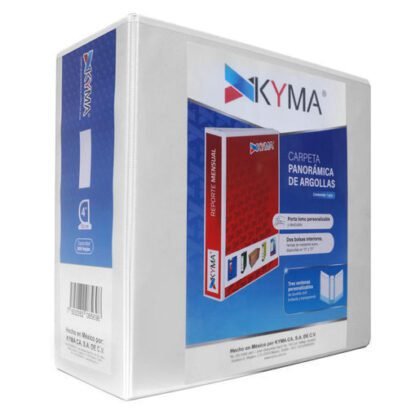CARPETA KYMA V BLANCA PARA 850HJ "D" 4"