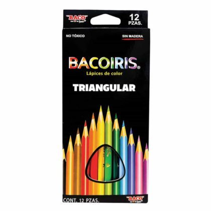 COLORES BACOIRIS TRIANGULARES CON 12 PZS