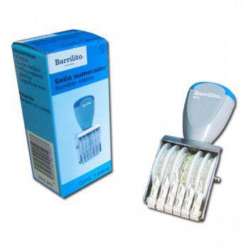 SELLO NUMERADOR TIP 4MM 6 DIG 843 BARRILITO