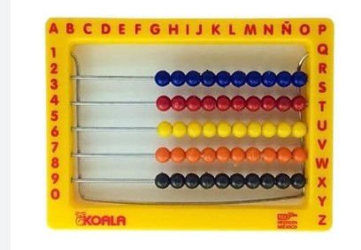 ABACO ESCOLAR DE PLASTICO KOALA CHICO