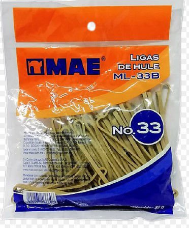 LIGA HULE NATURAL NO.33 MAE 80GRS