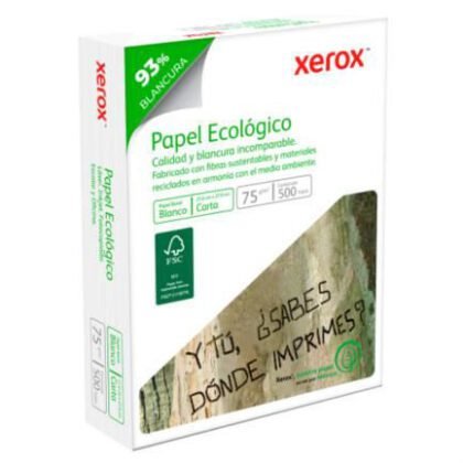 PAPEL BOND XEROX ECO CARTA 75G PAQUETE CON 500 HOJAS