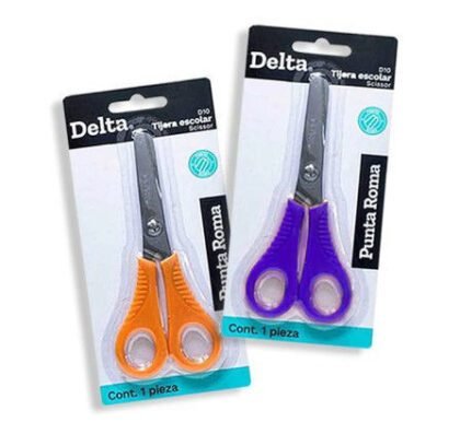 TIJERA DELTA BARRILITO ESCOLAR ACERO INOX. D10
