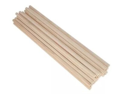 PALO DE MADERA 45CMX6MM GRUE APROX 500GR