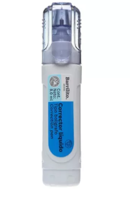 CORRECTOR TIPO PLUMA BARRILITO 8 ML