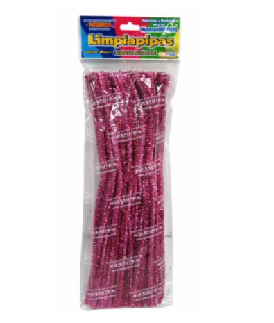 LIMPIAPIPAS MAE METAL ROSA FUERTE