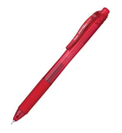 BOLIGRAFO PENTEL ENERGEL RETRA 0.5 ROJO