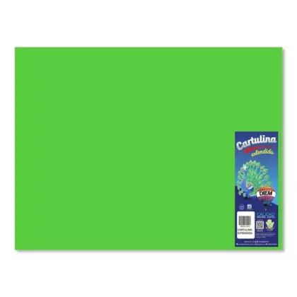 CARTULINA IRIS DIEM 50X66 VERDE LIM 12