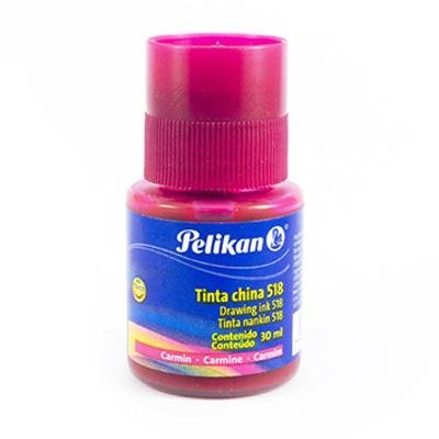 TINTA CHINA PELIKAN 30ML 518 ROSA