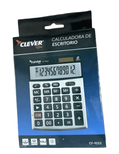 CALCULADORA CLEVER ESCR 12 DI CF-9022