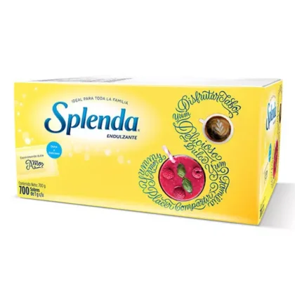 ENDULZANTE SPLENDA SIN CALORÍAS 700 SOBRES