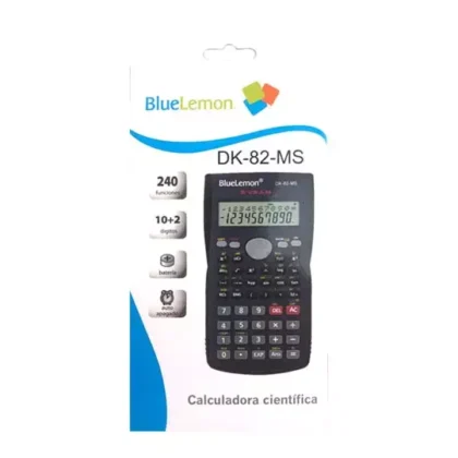 CALCULADORA CIENTÍFICA CASIO BLUE LEMON 240 FUNCIONES 2 LINEAS EN PANTALLA