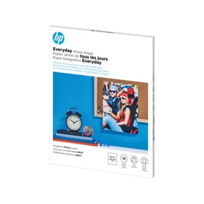 FOTOPAPEL HP EVERYDAY GLOSSY PHOTO PAPER-50 SHT/LETTER/8.5 X 11 IN Q8723A.