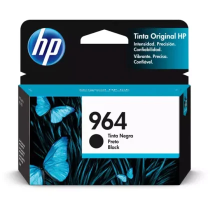 CARTUCHO DE TINTA HP 964 BLACK ORIGINAL INK CARTRIDGE, 	3JA53AL