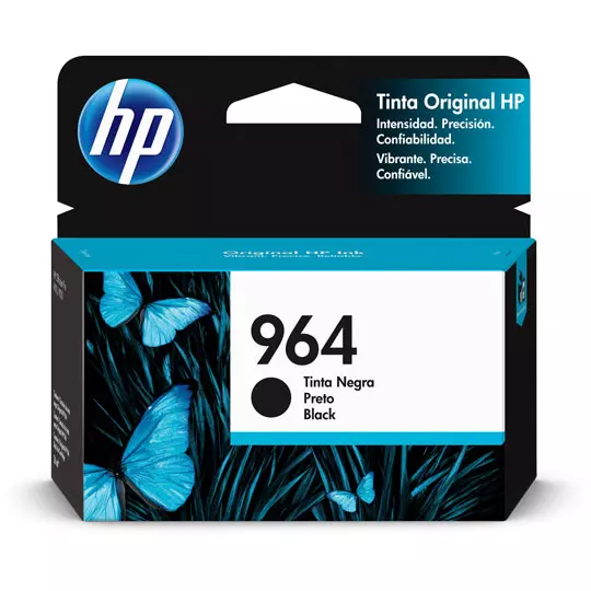CARTUCHO DE TINTA HP 964 BLACK ORIGINAL INK CARTRIDGE, 3JA53AL