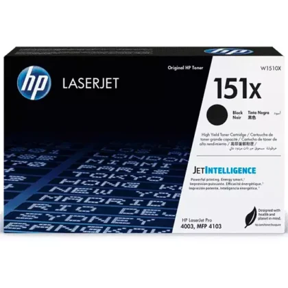 CARTUCHO DE TÓNER HP 151X NEGRO ORIGINAL LASERJET W1510X