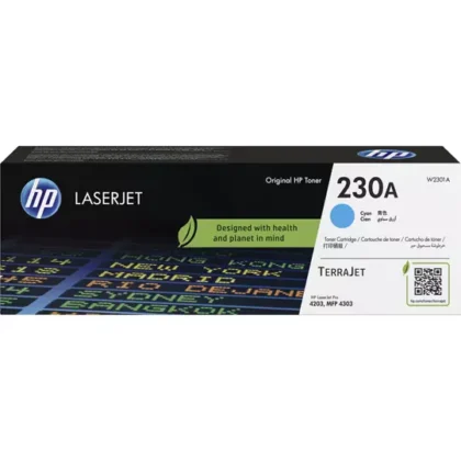 CARTUCHO DE TÓNER HP ORIGINAL LASERJET 230A CIAN
