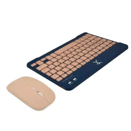 KIT TECLADO Y MOUSE PERFECT CHOICE COCTO GENOVA COLOR AZUL