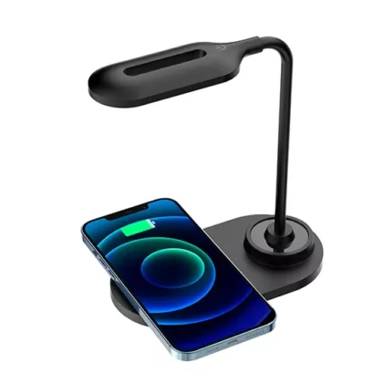 CARGADOR INALAMBRICO PERFECT CHOICE CON LAMPARA LED DAYLIGHT