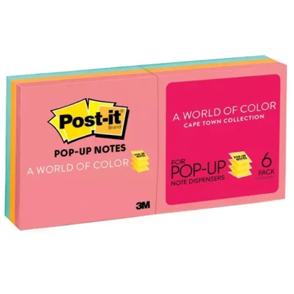 NOTAS POST-IT POP UP CAPETOWN CON 6(E)