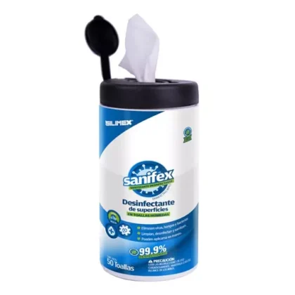 TOALLA DESINFECTANTE SANIFEX PAQUETE CON 50 PZ