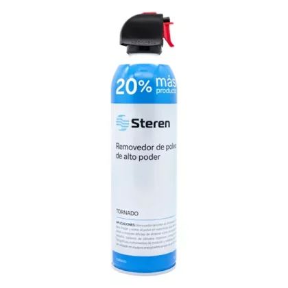 AIRE COMPRIMIDO STEREN REMOVEDOR DE POLVO 660ML TORNADO 1 PZA