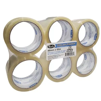 CINTA EMPAQUE TUCK 278 48X50 TRANS